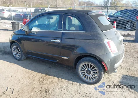 2012 Fiat 500C Lounge from USA, damaged, VIN 3C3CFFER6CT109290